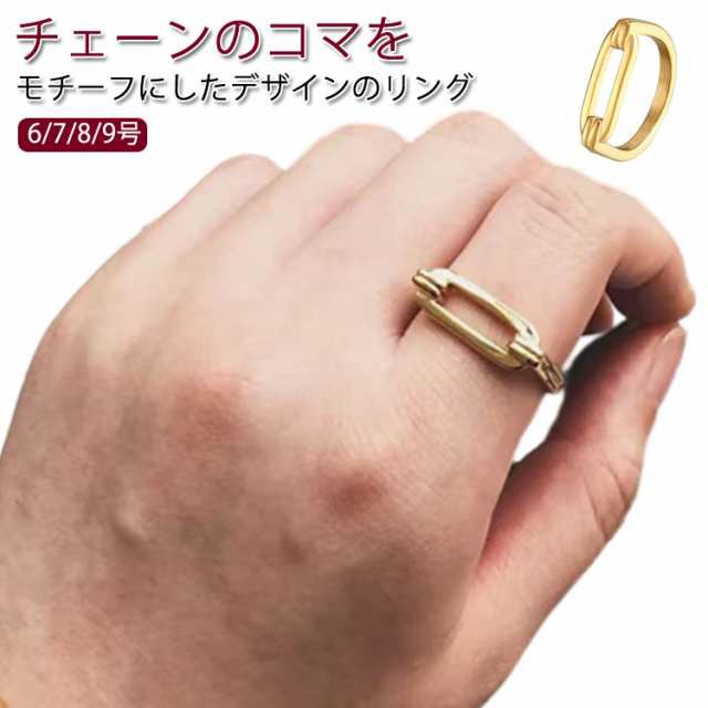 リング 指輪 O型リング ビットリング ステンレス ゴールド アクセサリー 誕生日プレゼント レディース シンプル ジュエリー ステンレスリング