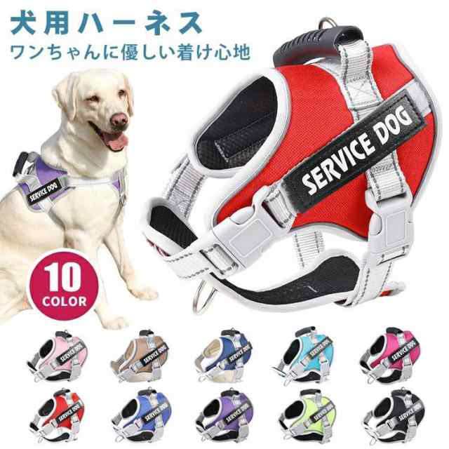 犬 ハーネス 名前 胴輪 名入れ 小型犬 中型犬 大型犬 簡単装着 ハンドル付き 頑丈 抜けない 脱げない ペット用ハーネス ネーム 柔らかい 通気性 ペット お散歩
