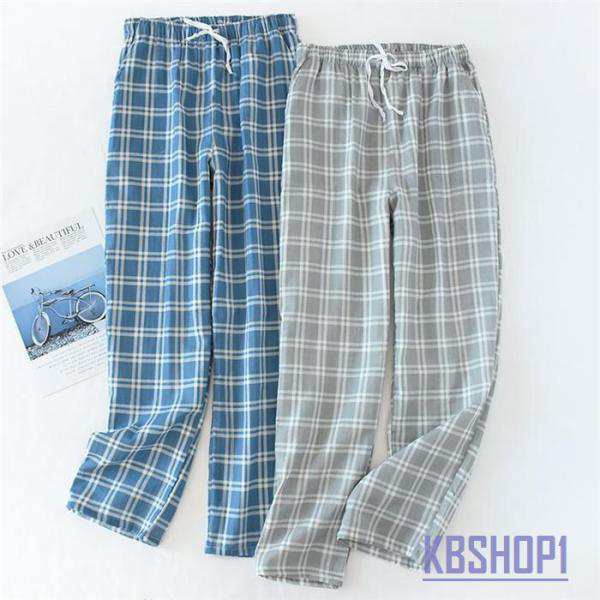2重ガーゼ ロングパンツ単品 綿100％ ルームウェア メンズ 寝間着 部屋着 パジャマ ギフト プレゼント コットン 紳士 男性 主人 旦那 チ