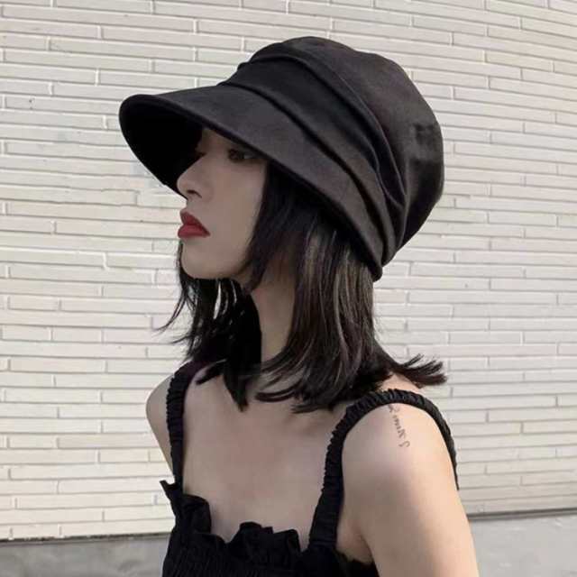 帽子 レディース キャスケット 紫外線 100% カット つば広 サイズ調整 大きいサイズ 日除け 紫外線 日差し UV ケア UVカット 春 夏 女性帽子 折りたたみOK おしゃれ かわいい お出か