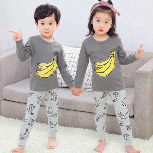 パジャマ キッズ 長袖 子供 コットン 綿100% 男の子 女の子 スウェット 子ども 長ズボン ジュニア 部屋着 ルームウェア セットアップ 上下セット 子供用 ロングパンツ かわいい おしゃれ 春