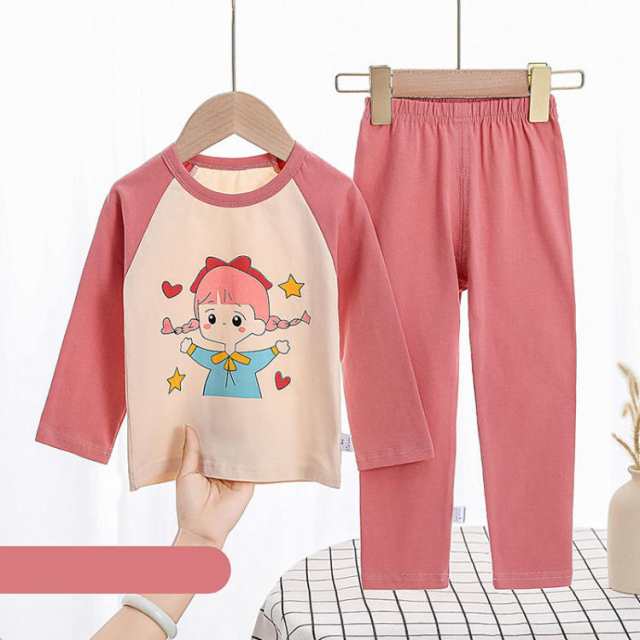 ベビー服 パジャマ キッズ 上下セット 長袖 赤ちゃん 肌着 女の子 男の子 コットン寝巻き 子供 ルームウェア 綿100% 通気性 伸縮性 吸汗通気 可愛い 柔らかい 肌触りがいい 春 秋 冬