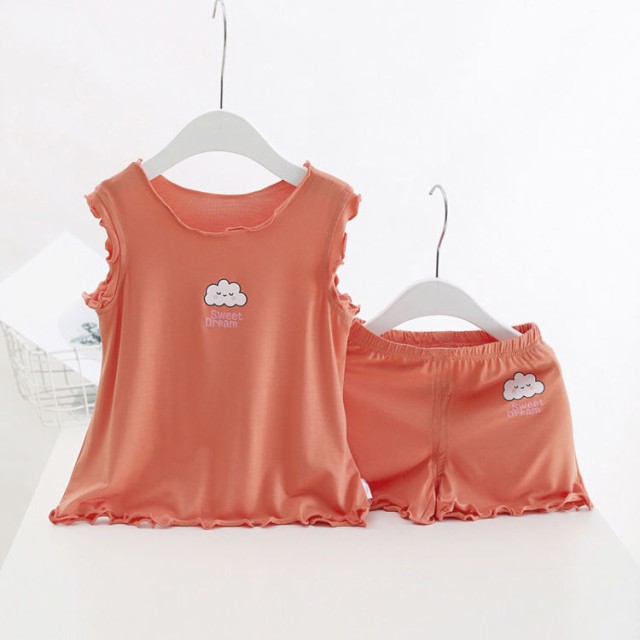 子供パジャマ 男の子 上下セット キャミソールTシャツ ハーフパンツ 女の子 キッズパジャマ 部屋着 かわいい 綿 ルームウェア 夏 ボーイズ ガールズ 子供服 男児 幼児 ショートズボン タンクスー