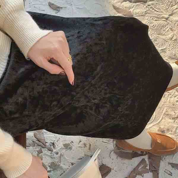 ベロア ライン スカート レディース スカート ロングスカート ロング Iライン スリット 伸縮性 ベロア かわいい 大人可愛い きれいめ 上品 おしゃれ 無地 秋 冬 デート お出かけ 脚長 普段使