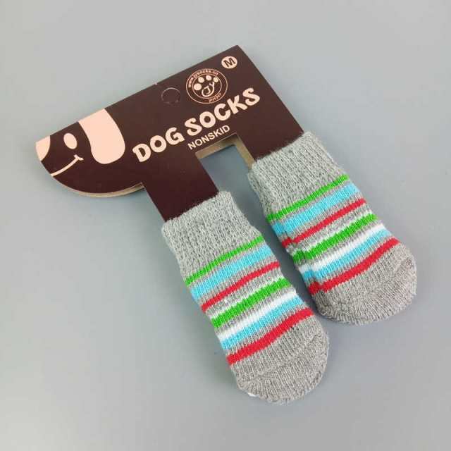 犬用ソックス 犬靴下 犬用靴下 ドッグソックス 4枚セット ソックス 犬 犬用品 ペット用品 ペット 服 ペット服